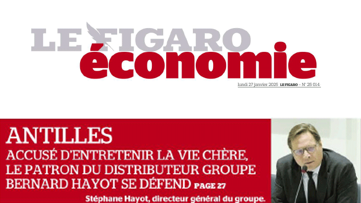 Stéphane Hayot, Directeur général de GBH, s’exprime dans le Figaro