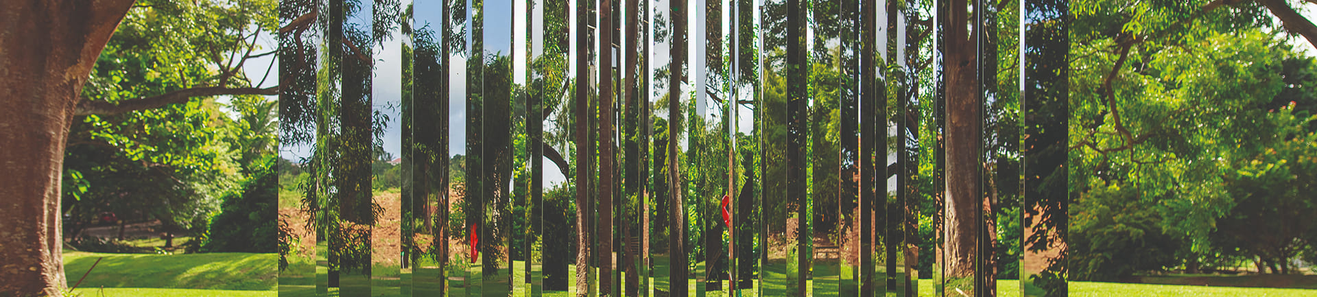 Jardin des sculptures à la Fondation Clément